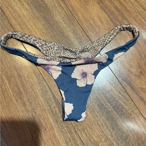 Acacia Swimwear Pipeline bottoms in hibiscus print